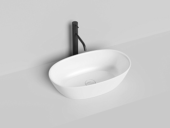 Раковина из искусственного камня Salini SOFIA 1101206SMF 56х33 напольная цвет мультиколор